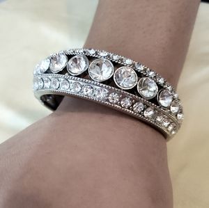 Rhinestone Cuff Bracelet